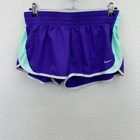 Nike Pants - Nike Dri Fit Purple Lined Athletic Running Shorts 555434-504 Womens size Medium